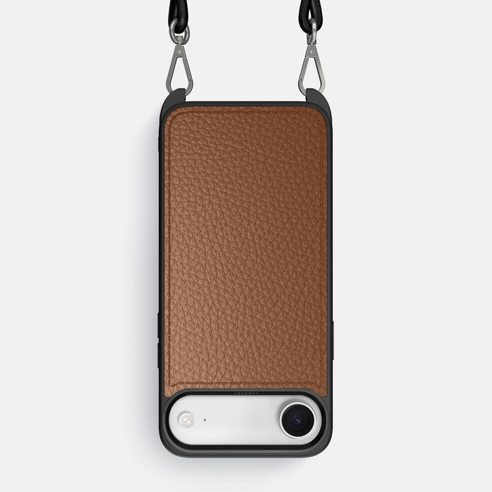 Crossbody Sport Case For iPhone 17 Air In Calf -1 | Caramel