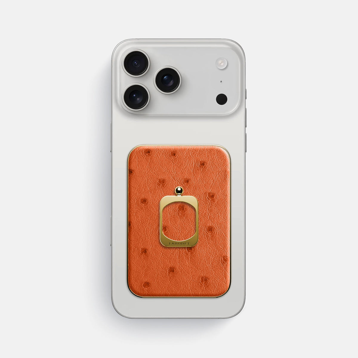 MagSafe Ring For iPhone 18 Pro Max In Ostrich -2 | Orange-Gold