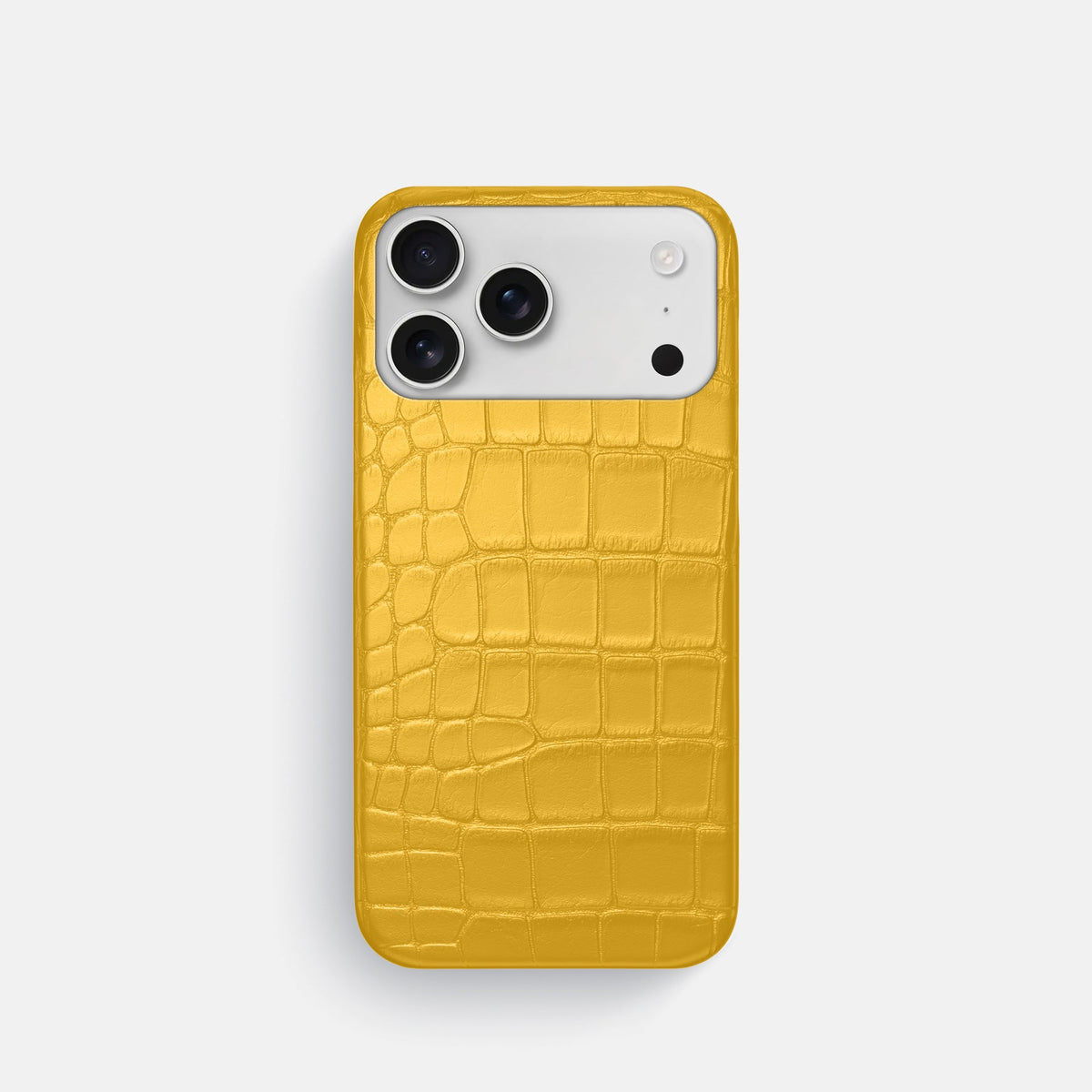 Slim Case For iPhone 18 Pro In Alligator -1 | Yellow