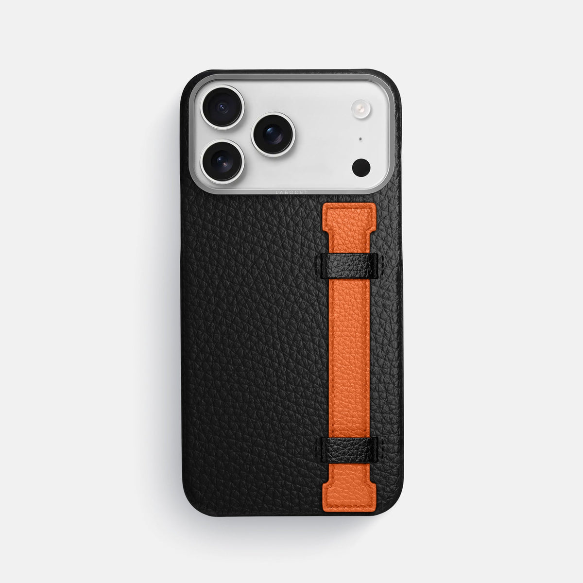 Handle Case Coloré For iPhone 18 Pro Max In Calf -1 | Black-Steel