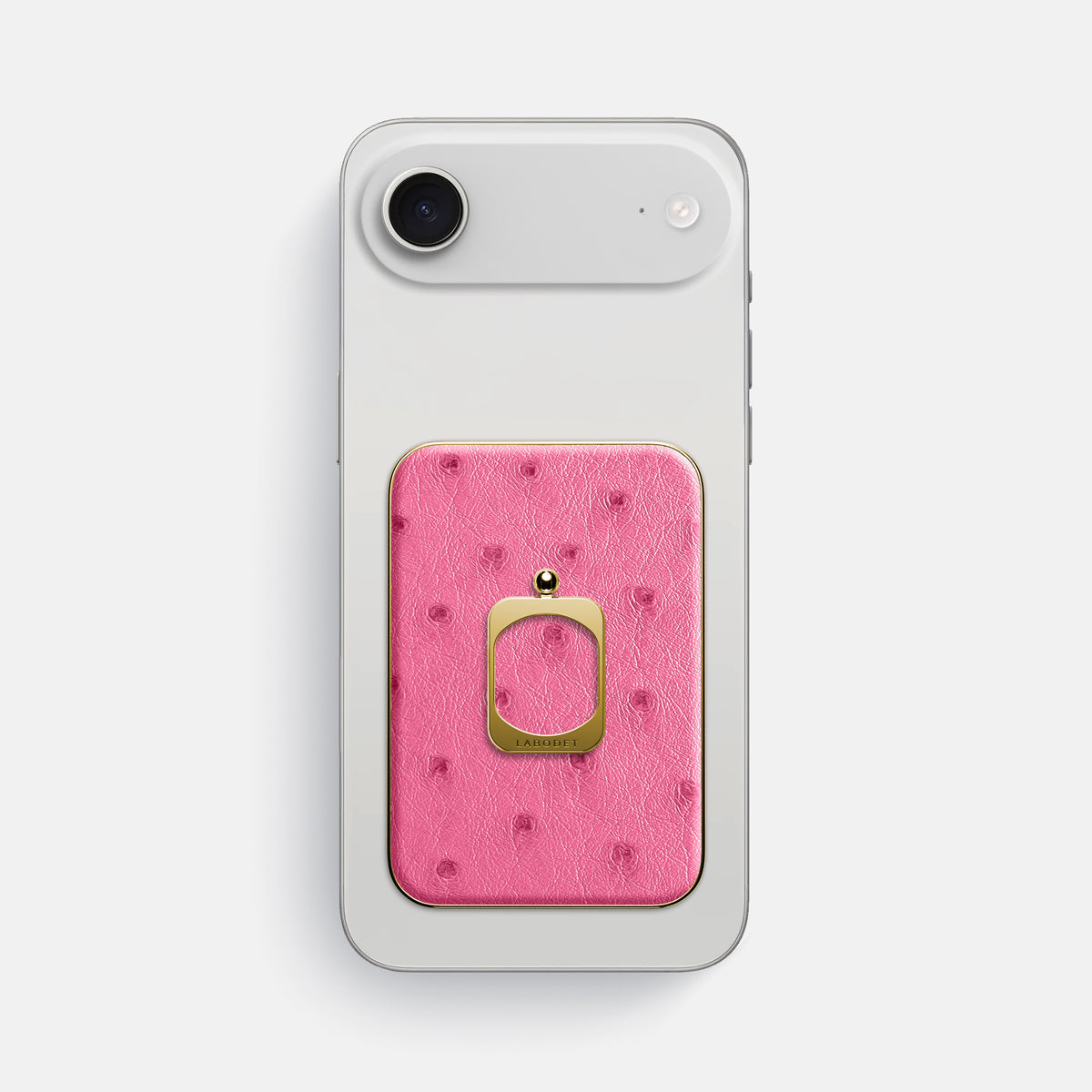 MagSafe Ring For iPhone 17 Air In Ostrich -2 | Pink-Gold