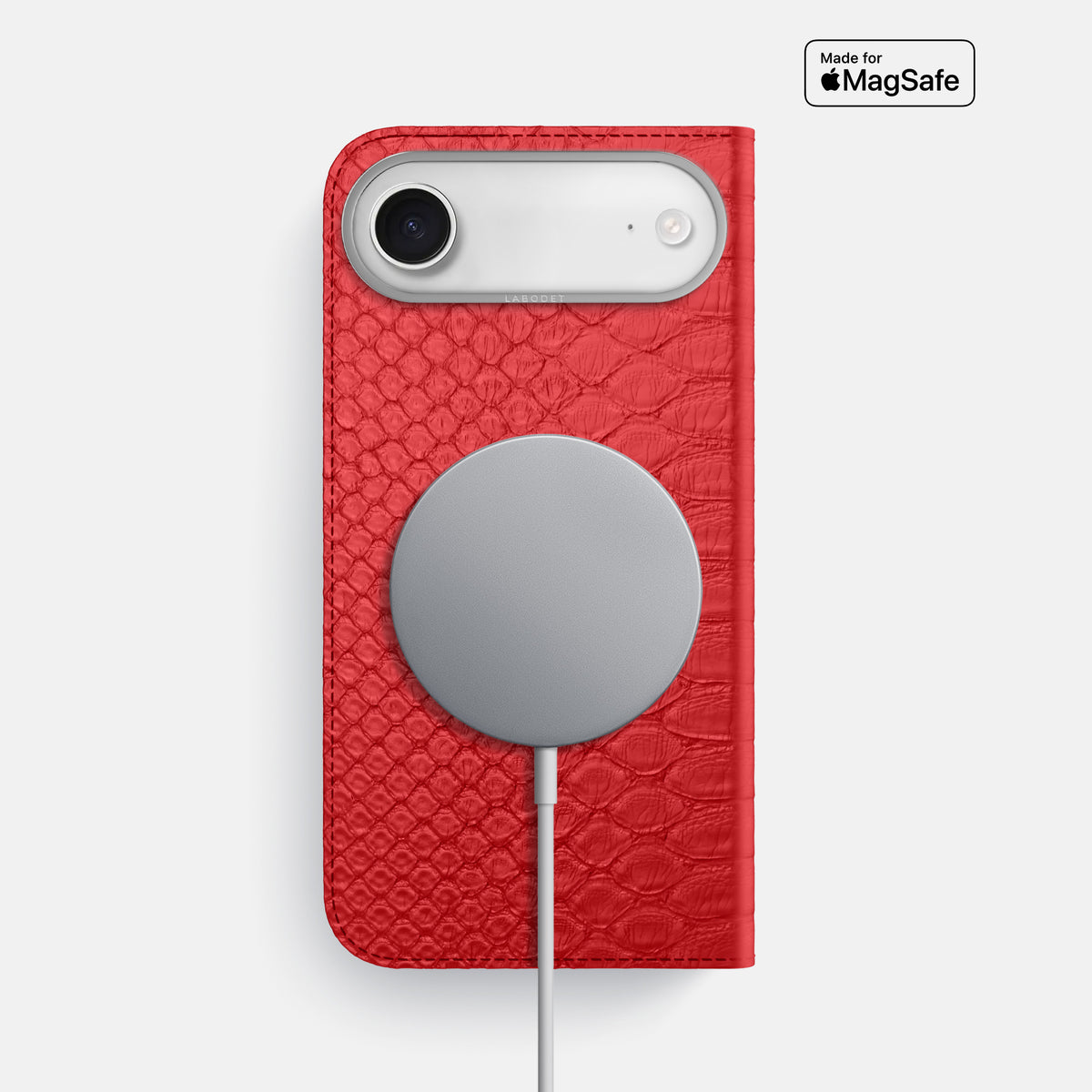 Folio Case For iPhone 17 Air In Python -3 | Red-Steel
