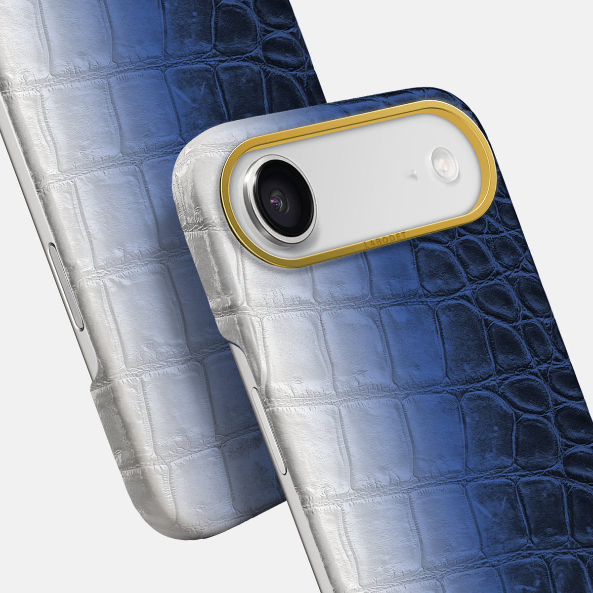 Classic Case For iPhone 17 Air In Himalayan Crocodile -5 | Navy-Blue-Gold