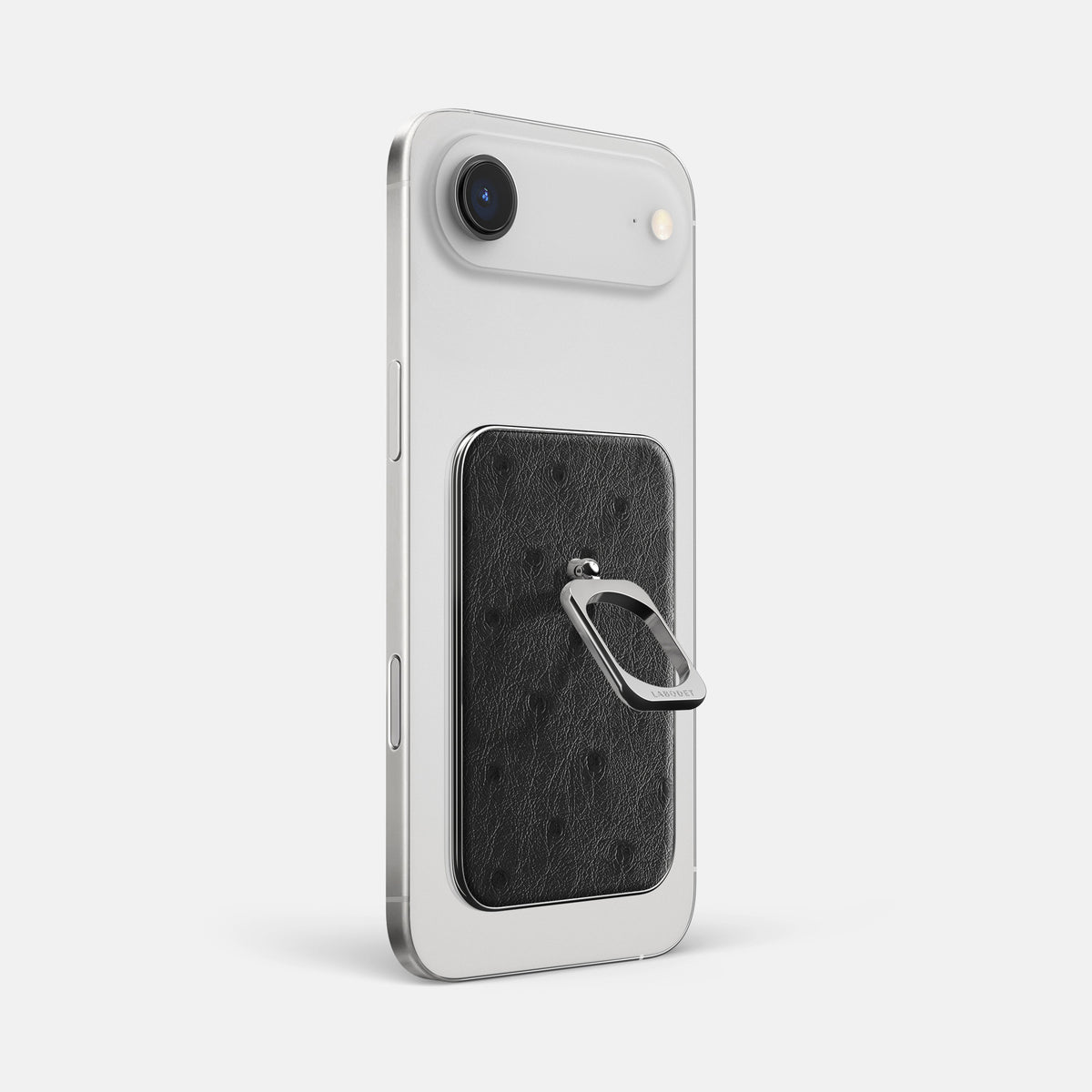 MagSafe Ring For iPhone 17 Air In Ostrich -1 | Black-Steel
