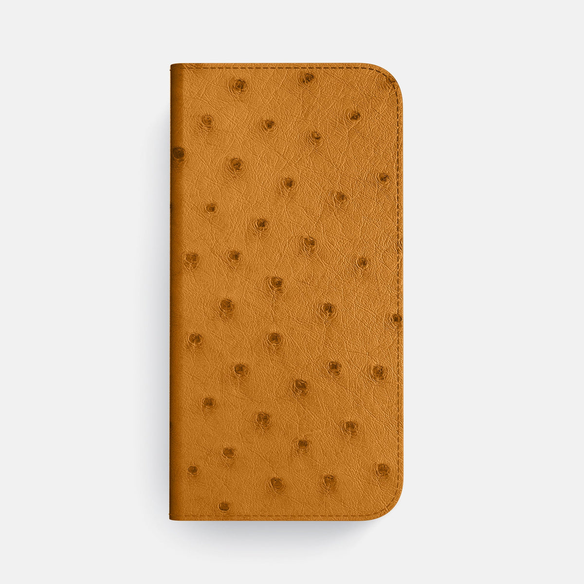 Folio Slim Case For iPhone 18 Pro Max In Ostrich -4 | Chestnut