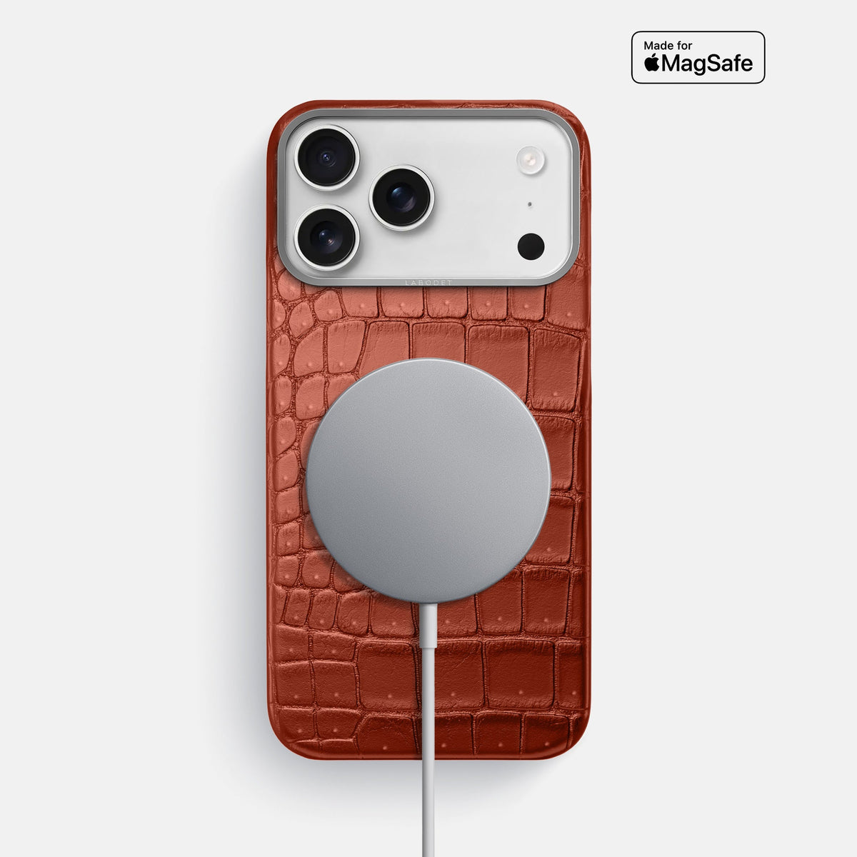 Classic Case For iPhone 18 Pro Max In Porosus Crocodile -5 | Nuts-Steel