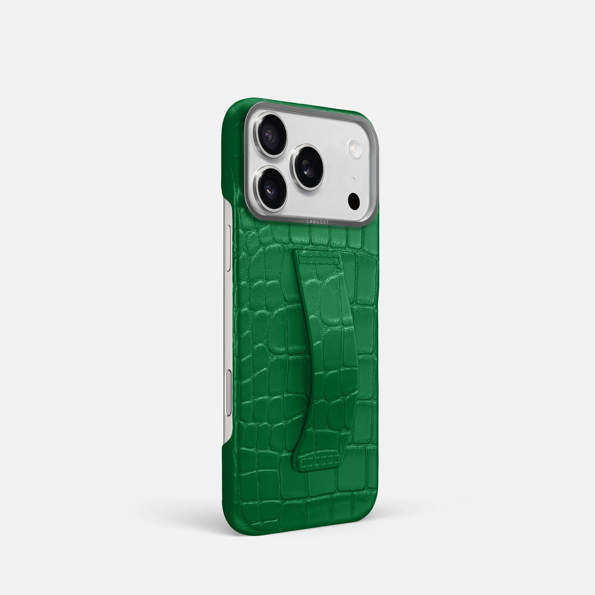 Finger Case For iPhone 17 Pro In Alligator -2 | Forest-Green-Steel