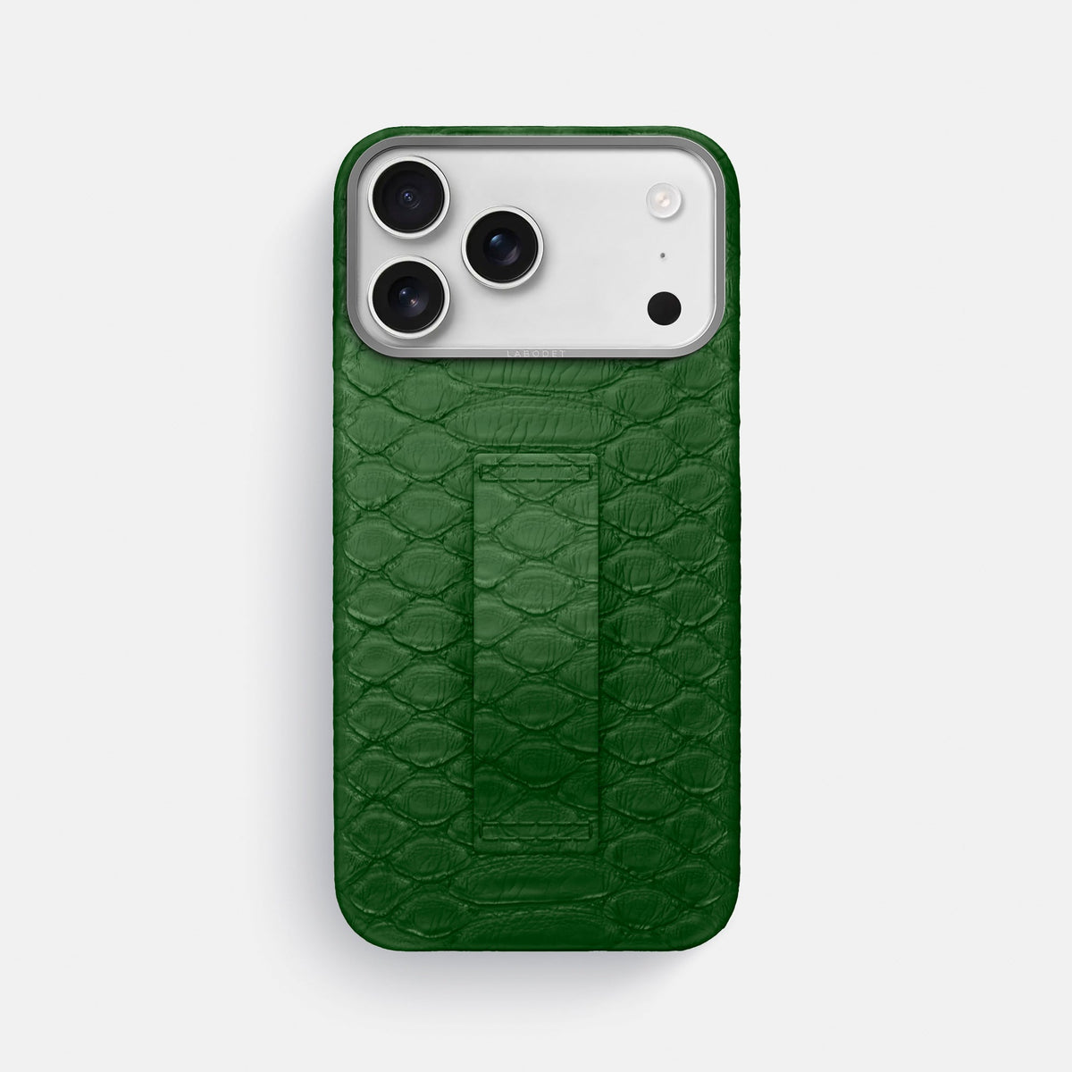 Finger Case For iPhone 18 Pro Max In Python -1 | Green-Steel