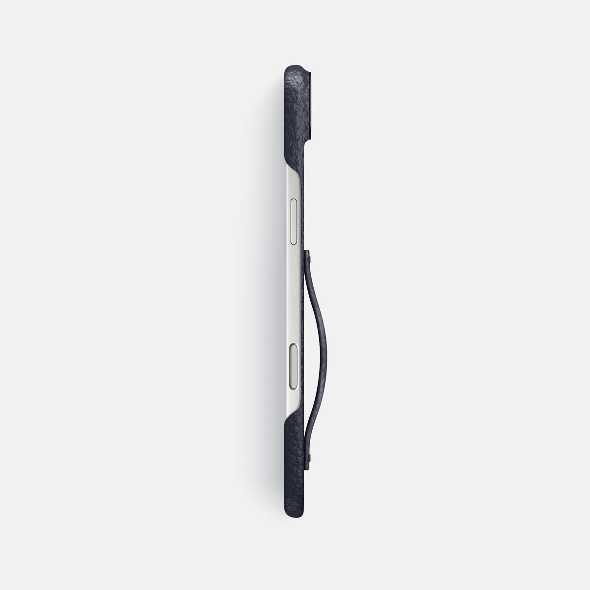Finger Case For iPhone 17 Air In Calf -3 | Marine-Black
