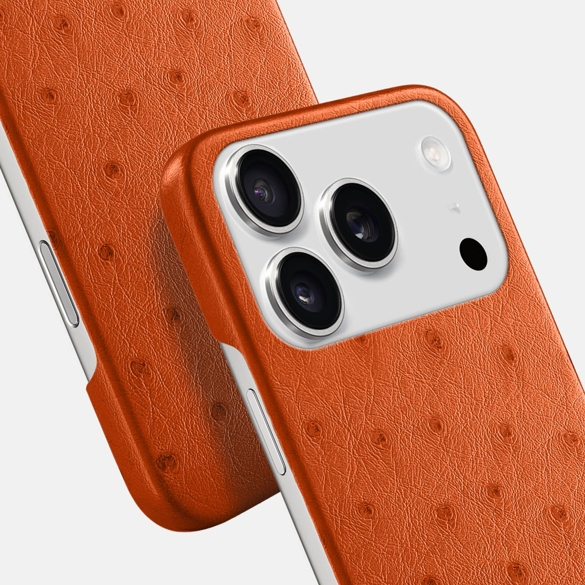 Slim Case For iPhone 18 Pro In Ostrich -6 | Orange