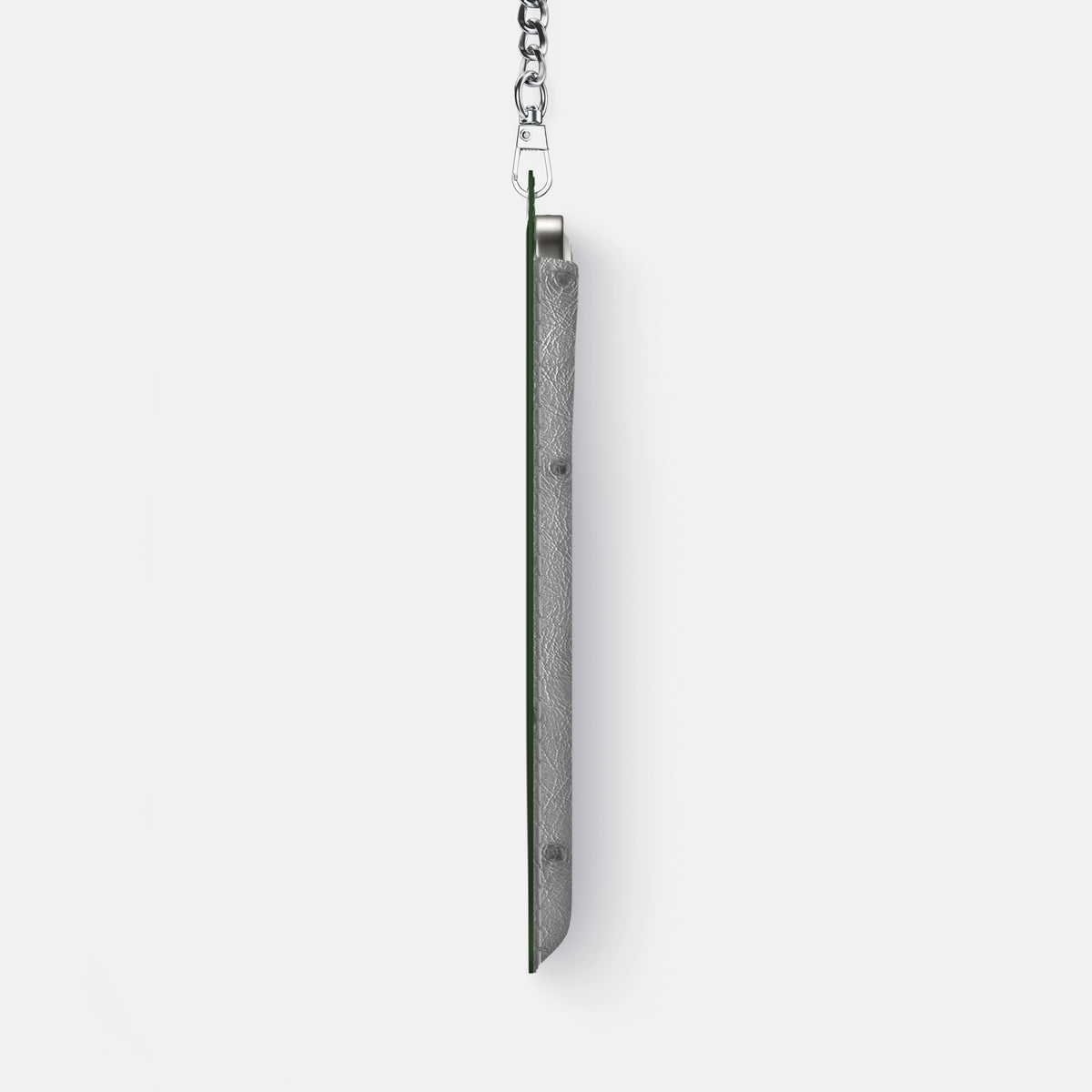 Crossbody Bag For iPhone 17 Air In Ostrich -4 | Silver-Steel
