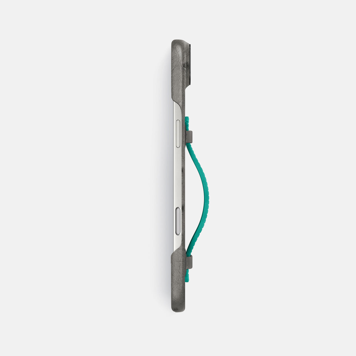 Center Handle Coloré For iPhone 17 Air In Ostrich -2 | Grey-Black