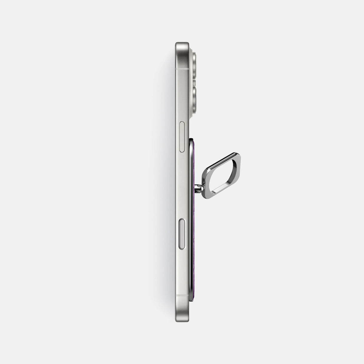 MagSafe Ring For iPhone 18 Pro Max In Alligator -3 | Purple-Steel