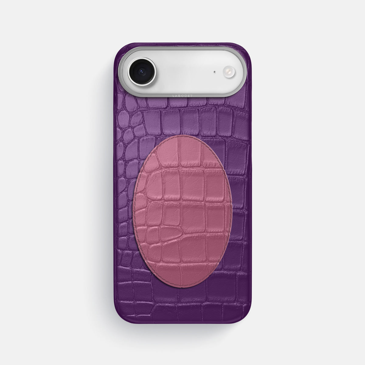 Classic Case With Oval For iPhone 17 Air In Alligator -1 | Purple-Steel