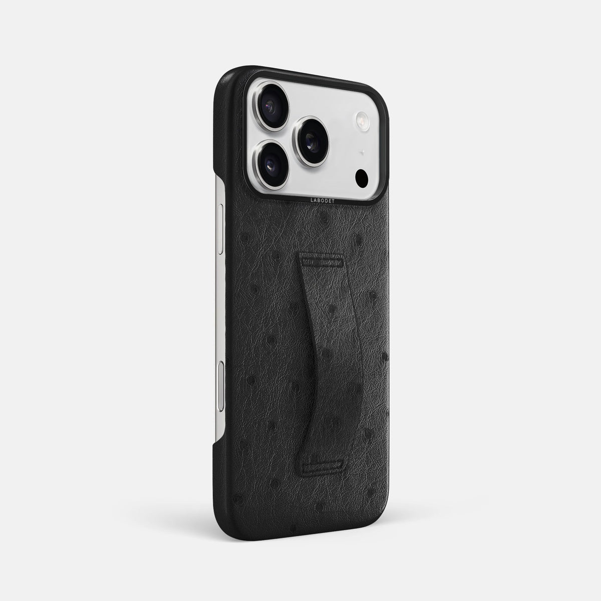 Finger Case For iPhone 18 Pro Max In Ostrich -2 | Black-Black