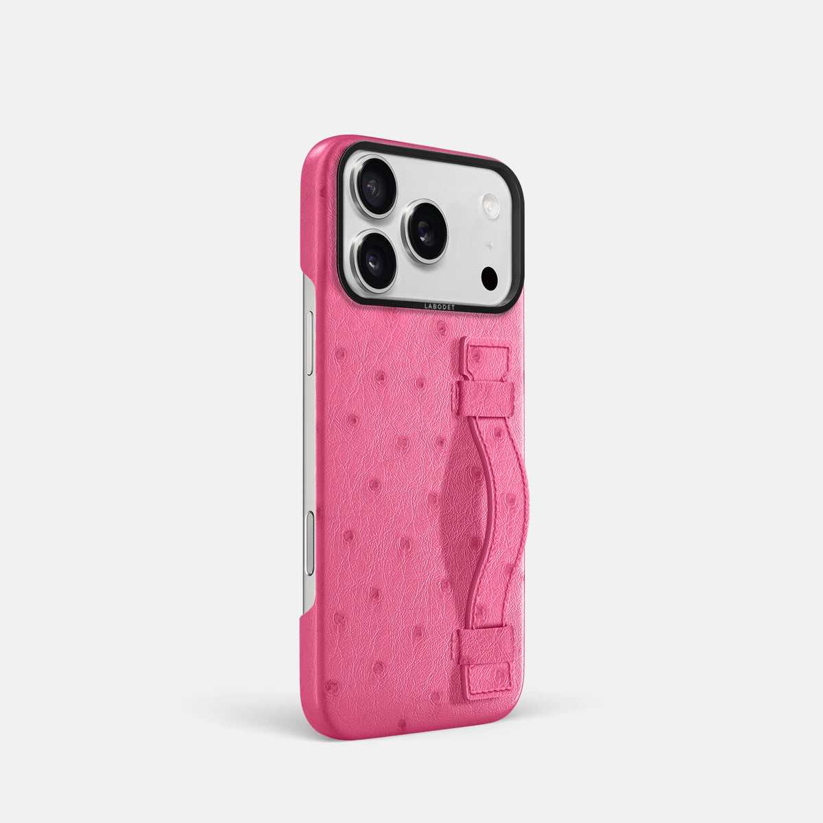 Handle Case For iPhone 17 Pro In Ostrich -2 | Pink-Black