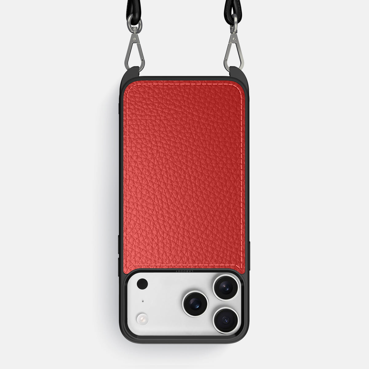Crossbody Sport Case For iPhone 17 Pro Max In Calf -1 | Red