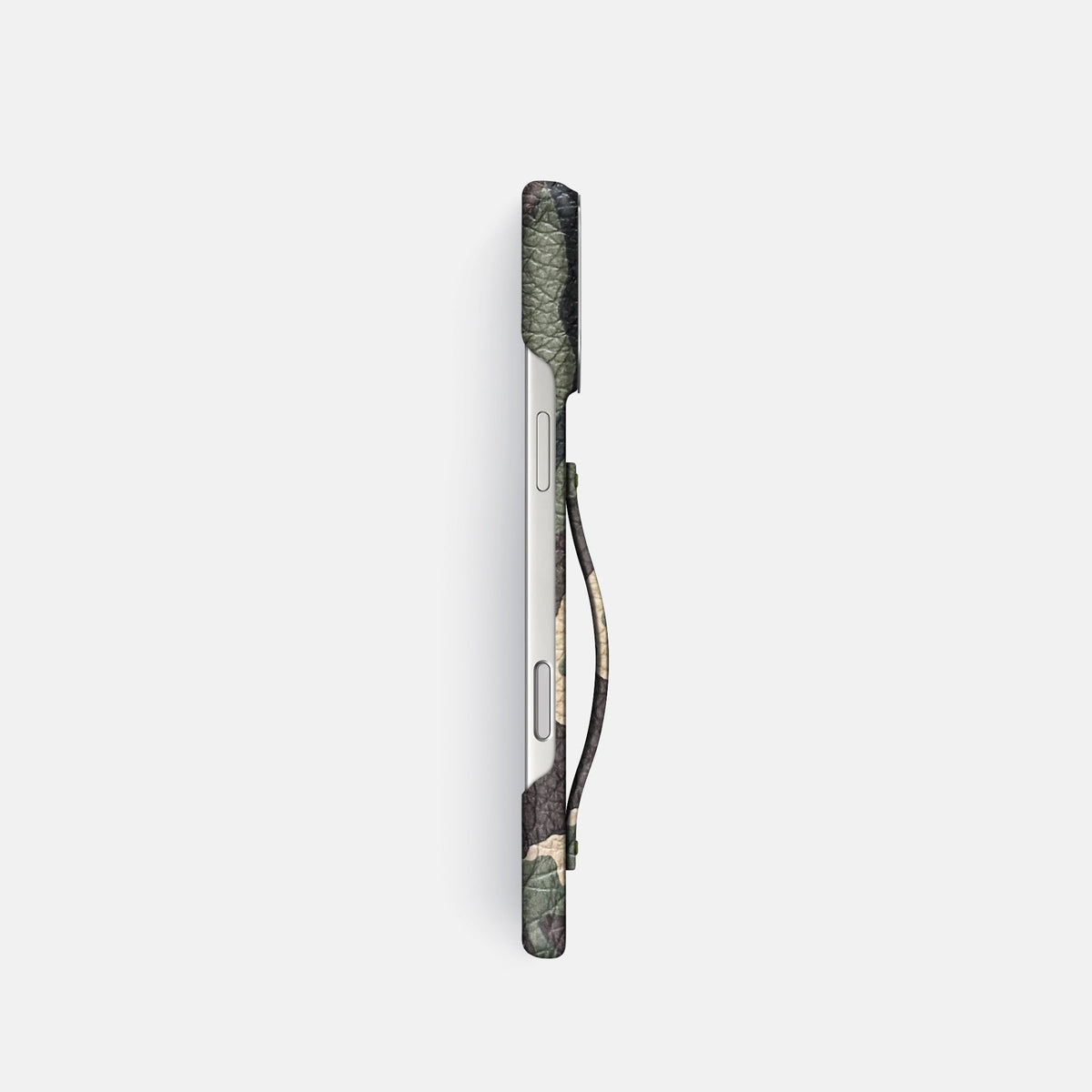 Finger Case For iPhone 18 Pro In Calf -3 | Camouflage-Steel