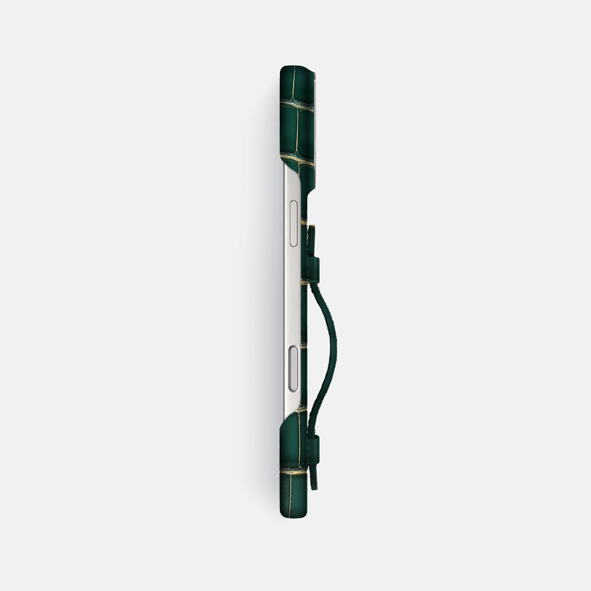 Handle Case For iPhone 18 Pro Max In Patina Alligator -3 | Cambridge-Steel