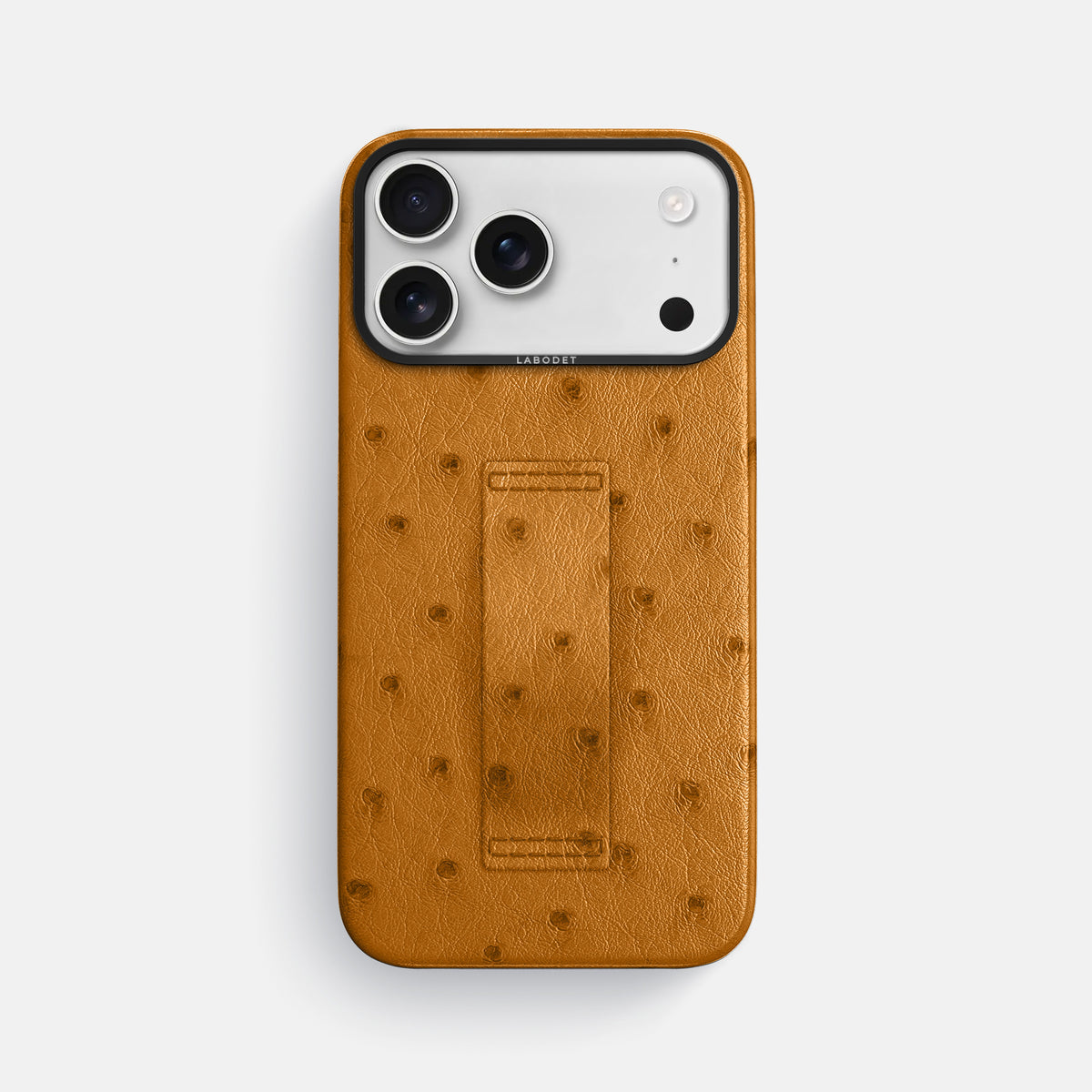 Finger Case For iPhone 17 Pro Max In Ostrich -1 | Chestnut-Black