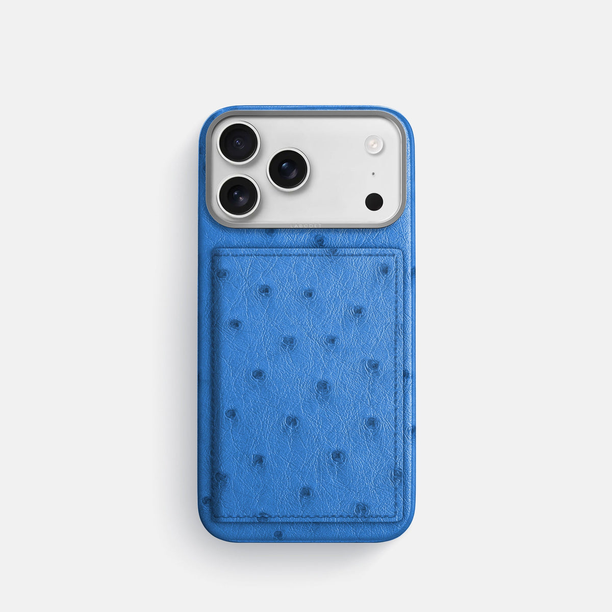 Bi-Fold Case For iPhone 18 Pro In Ostrich -1 | Royal-Blue-Steel