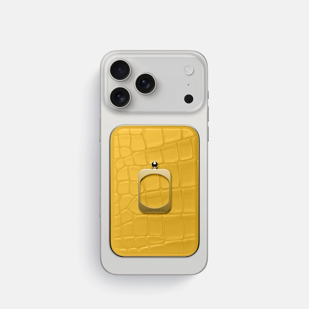 MagSafe Ring For iPhone 17 Pro In Alligator -1 | Yellow-Gold