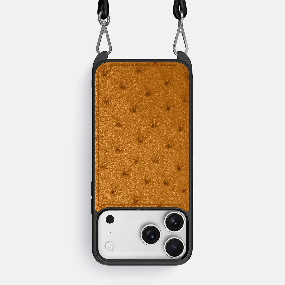 Crossbody Sport Case For iPhone 17 Pro Max In Ostrich -1 | Chestnut