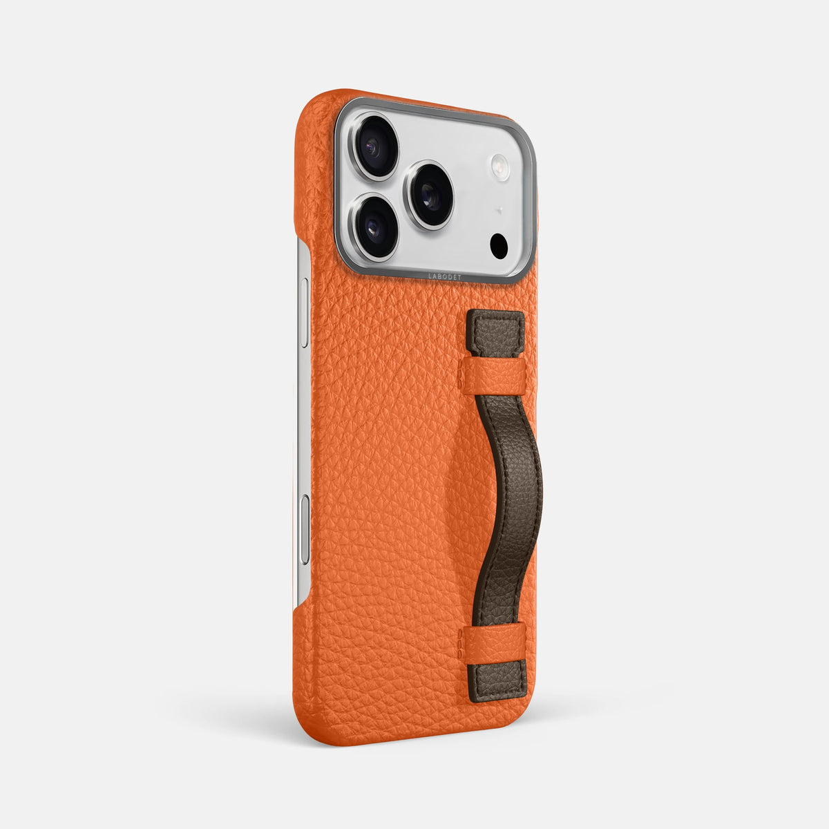 Handle Case Coloré For iPhone 18 Pro Max In Calf -2 | Orange-Steel