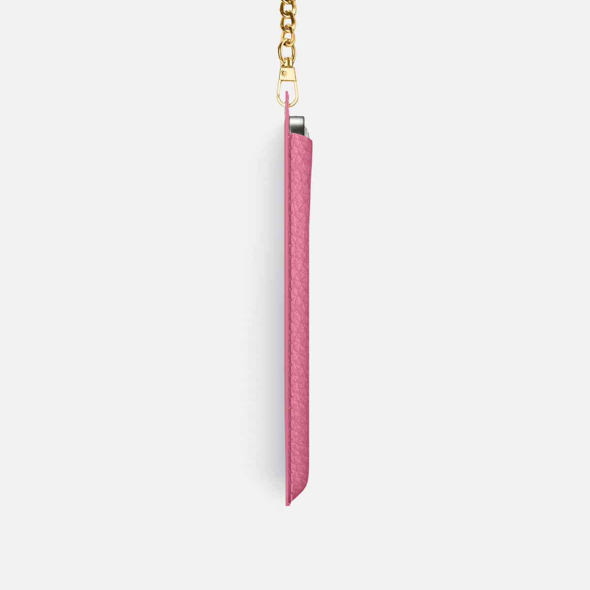 Crossbody Bag For iPhone 17 Pro In Calf -4 | Pink-Gold