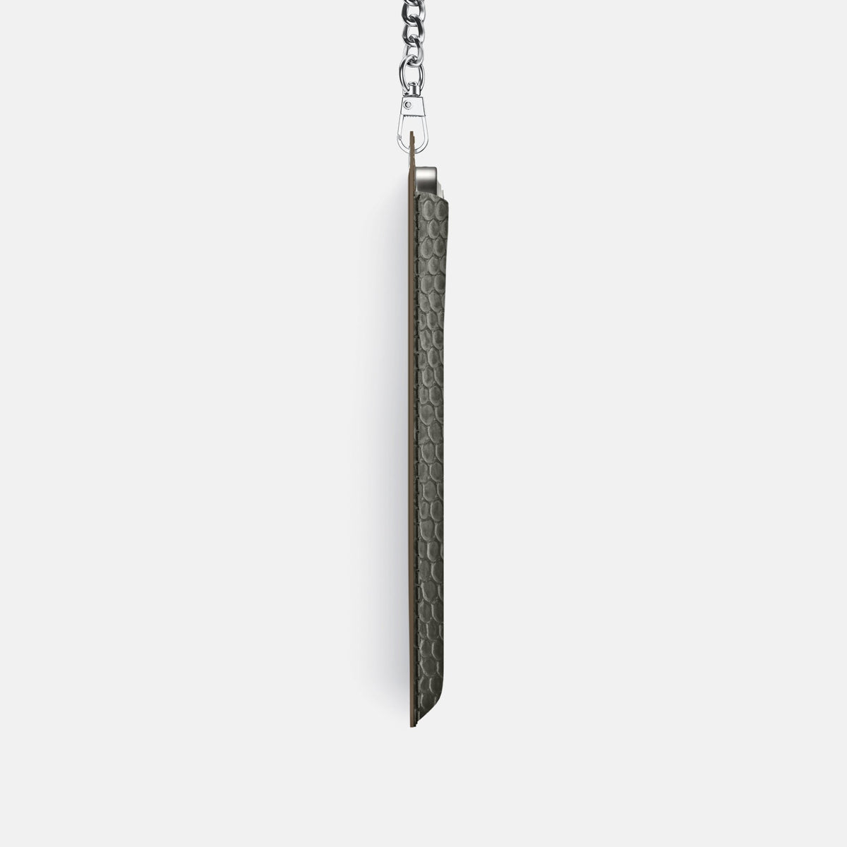 Crossbody Bag For iPhone 18 Pro In Lizard -4 | Grey-Steel