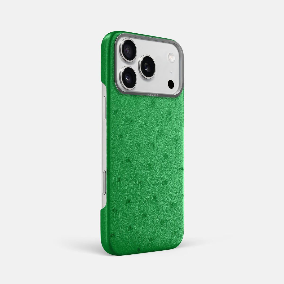 Classic Case For iPhone 17 Pro Max In Ostrich -2 | Kentucky-Green-Steel