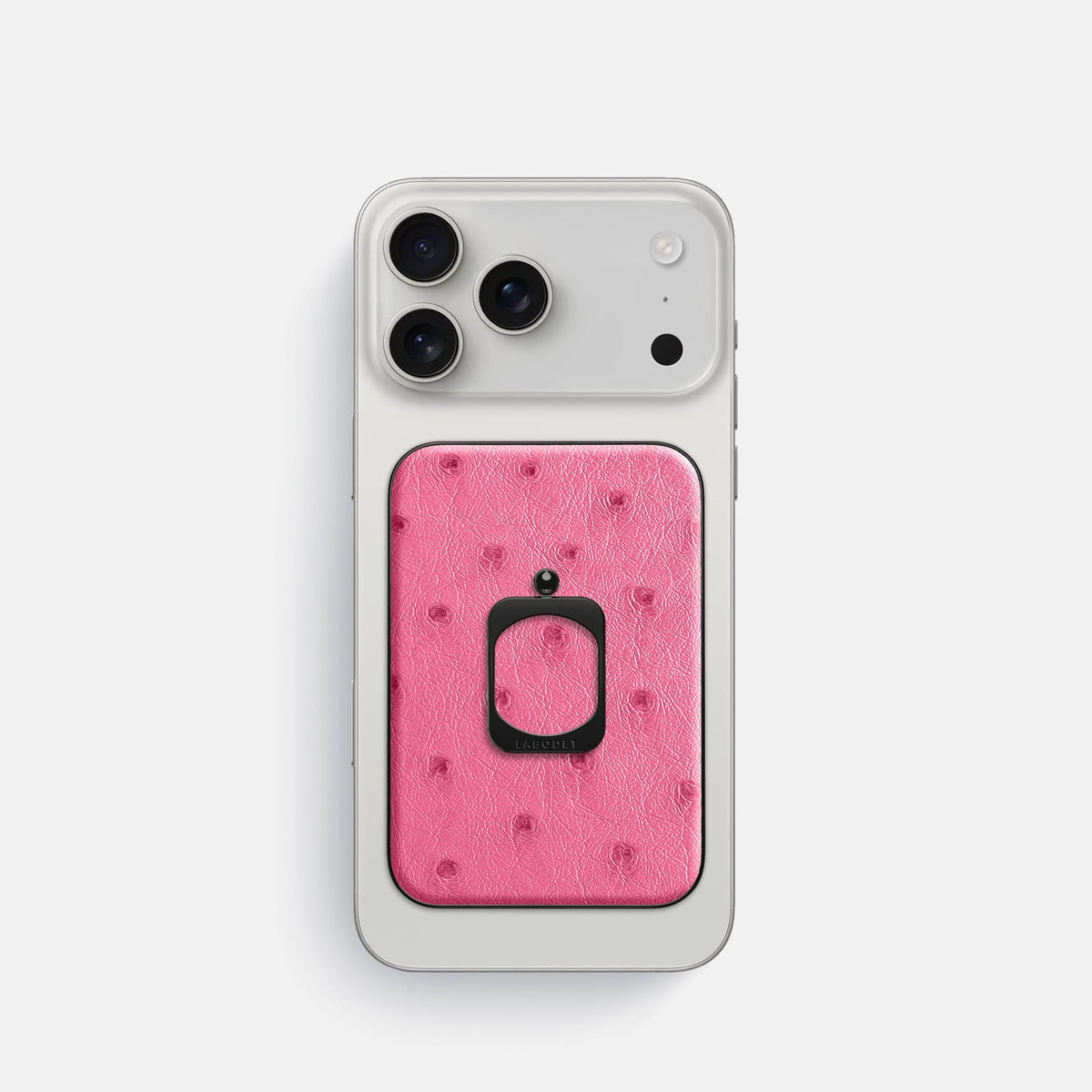 MagSafe Ring For iPhone 18 Pro In Ostrich -2 | Pink-Black