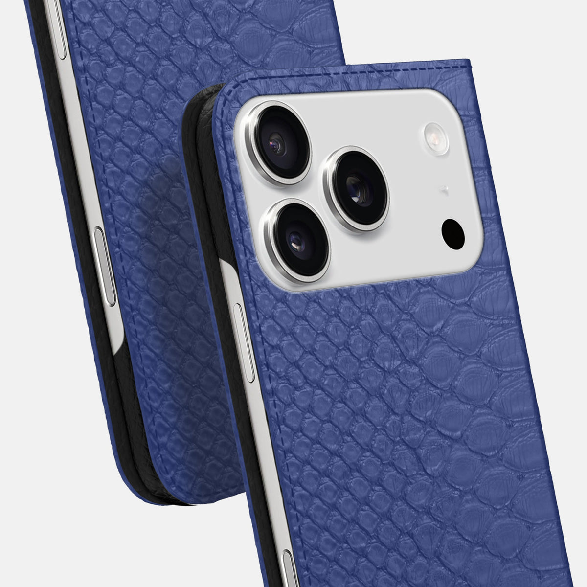 Folio Slim Case For iPhone 18 Pro Max In Python -5 | Royal-Blue