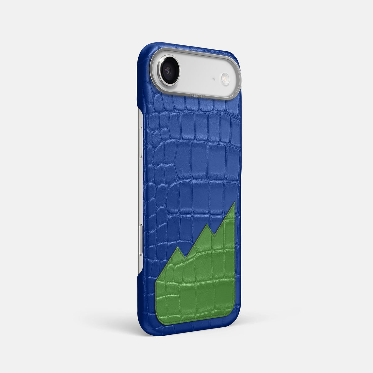 Classic Case With UpOnly For iPhone 17 Air In Alligator -2 | Royal-Blue-Steel