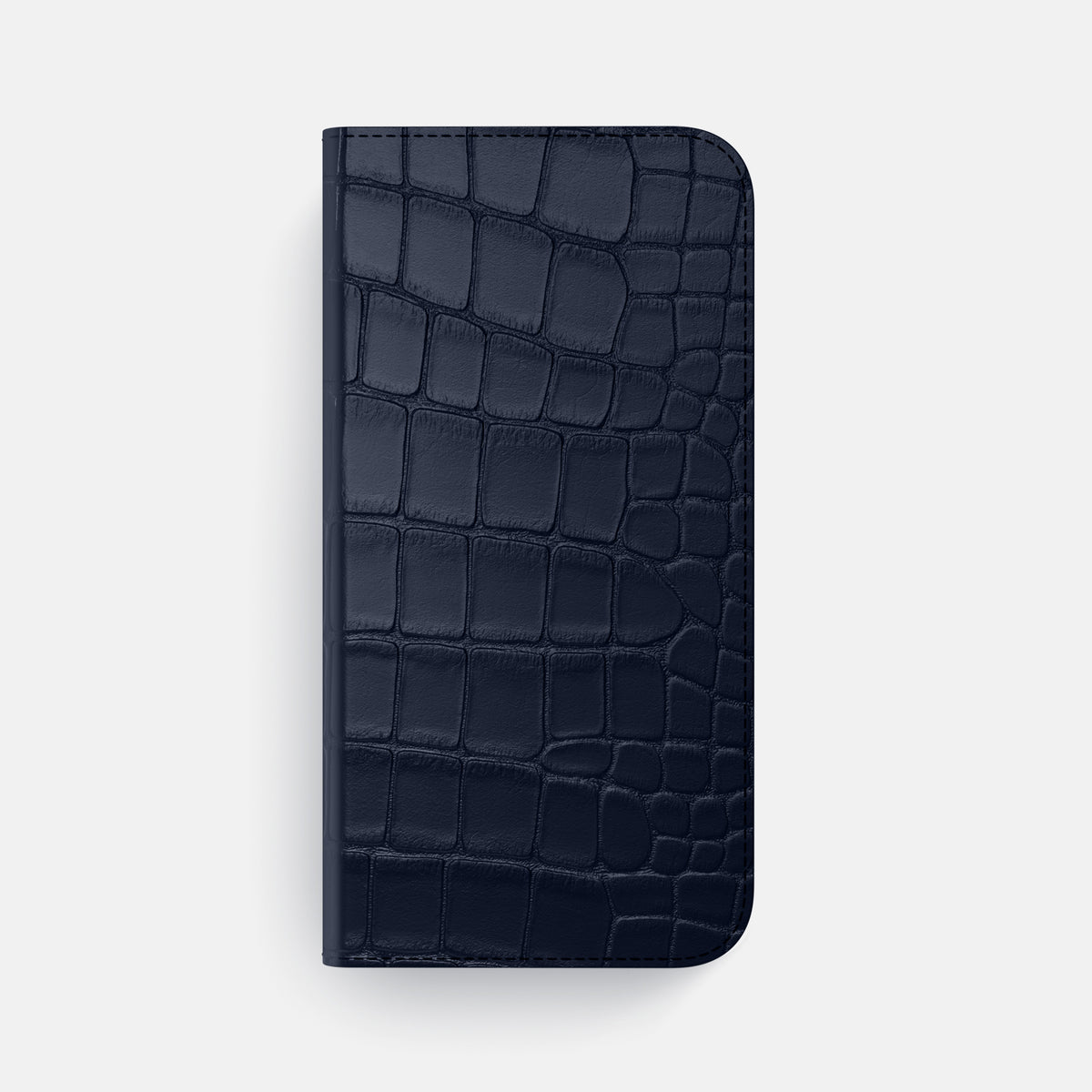 Folio Case For iPhone 17 Pro Max In Alligator -4 | Navy-Blue-Gold