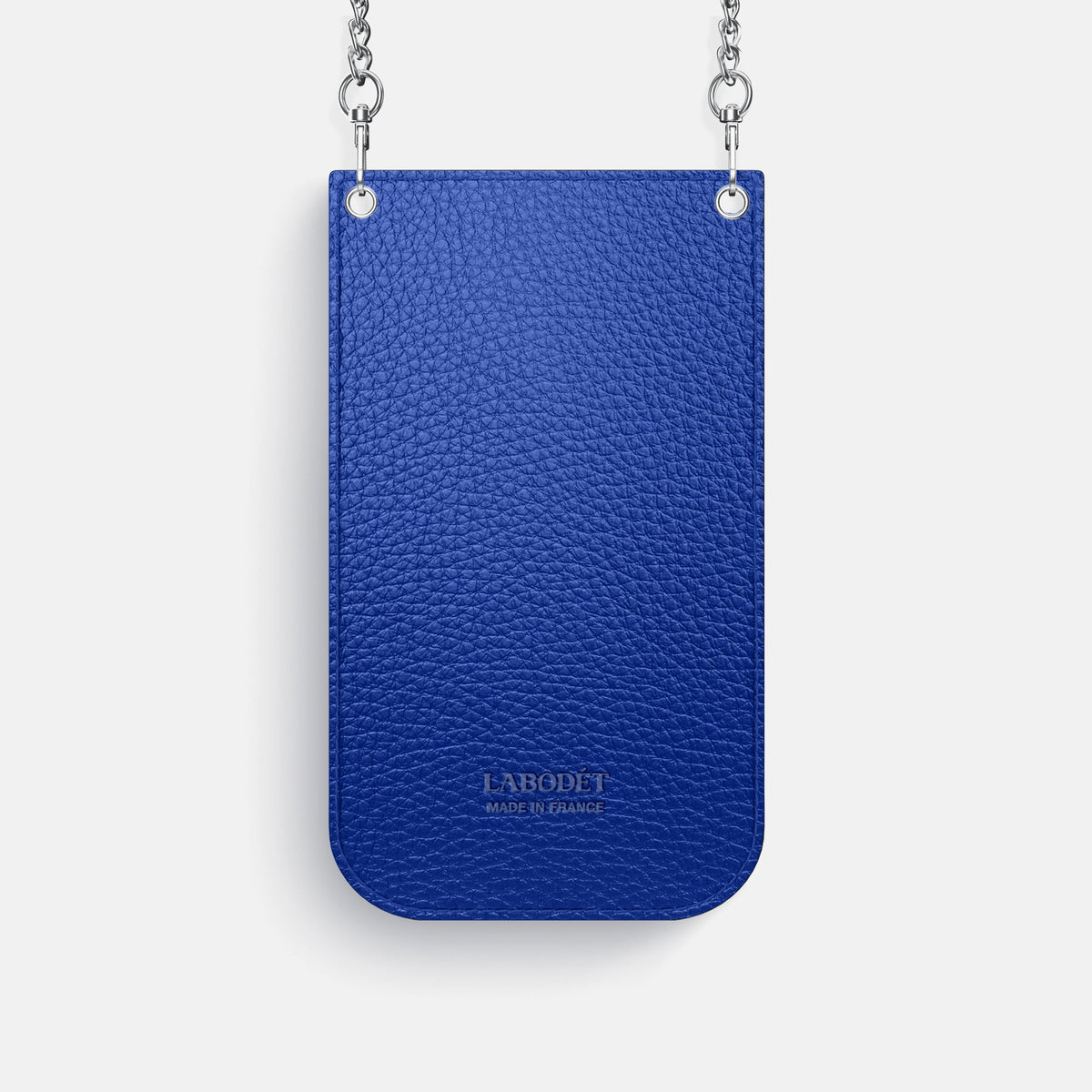 Crossbody Bag For iPhone 18 Pro In Calf -3 | Royal-Blue-Steel