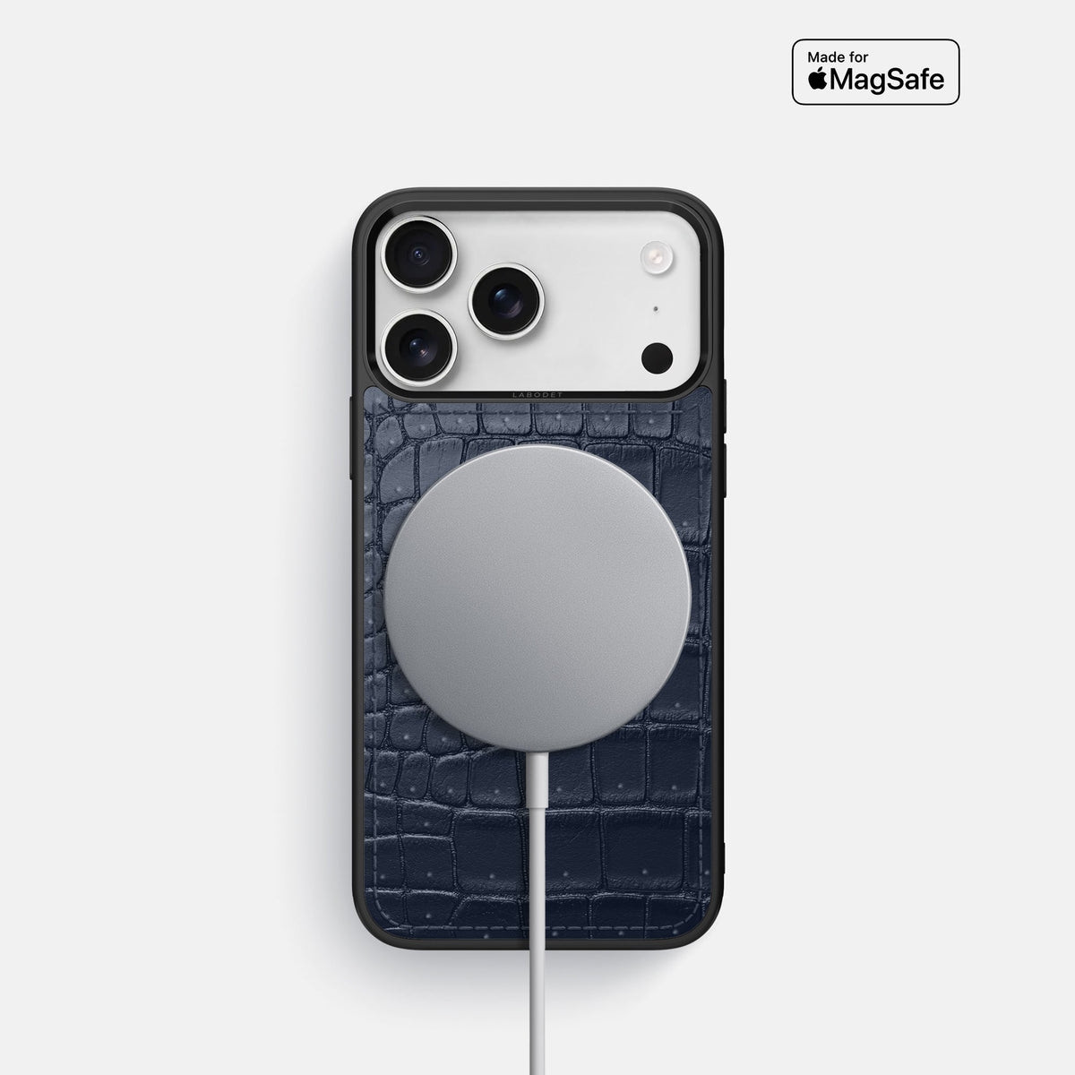 Sport Case For iPhone 18 Pro In Porosus Crocodile -5 | Deep-Blue-Sea