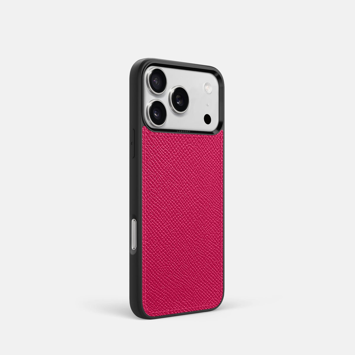 Sport Case For iPhone 18 Pro In Epsom-Style Calf -2 | Fuchsia
