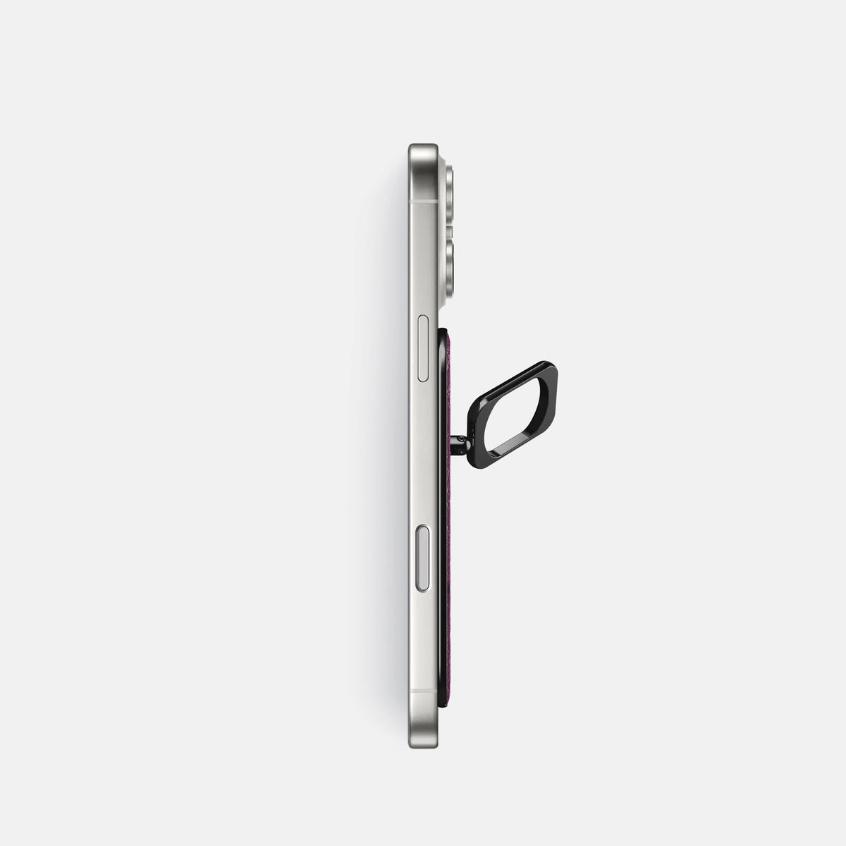 MagSafe Ring For iPhone 18 Pro In Ostrich -3 | Purple-Black