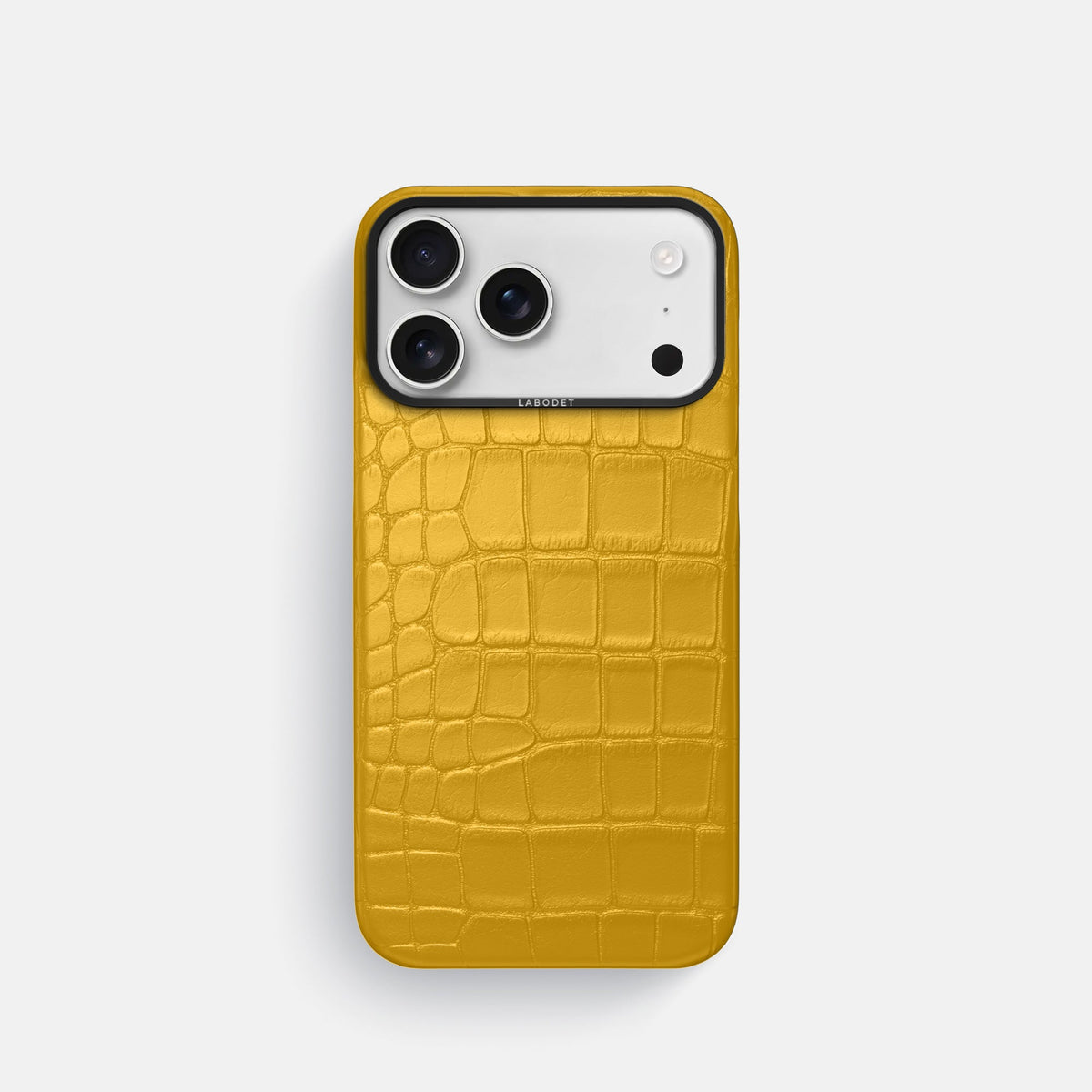 Classic Case For iPhone 18 Pro In Alligator -1 | Yellow-Black