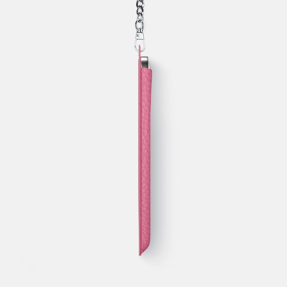 Crossbody Bag For iPhone 17 Pro Max In Calf -4 | Pink-Steel