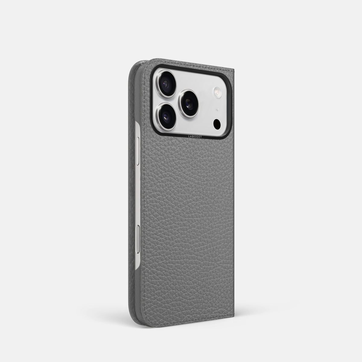 Folio Case For iPhone 17 Pro In Calf -1 | Souris-Black