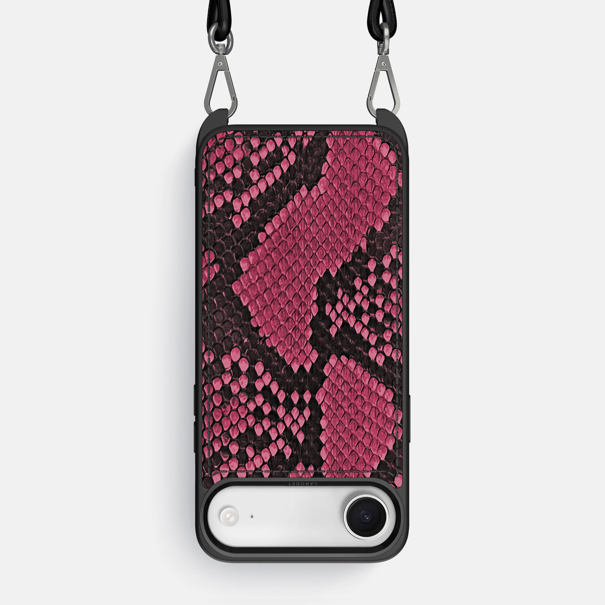 Crossbody Sport Case For iPhone 17 Air In Deluxe Python -1 | Burgundy