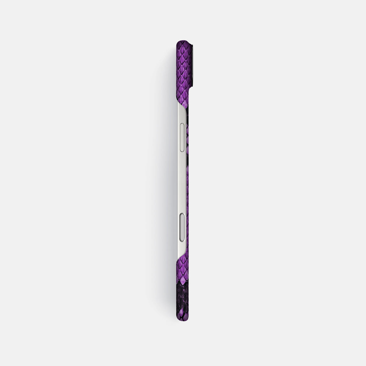 Classic Case For iPhone 17 Air In Deluxe Python -3 | Purple-Black
