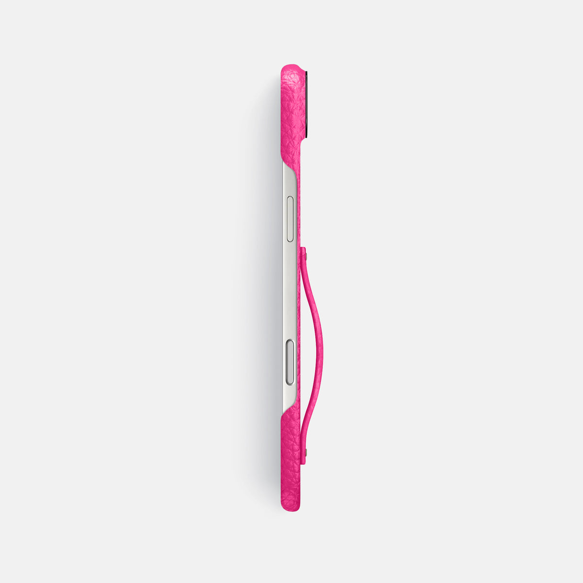 Finger Case For iPhone 17 Air In Calf -3 | Magenta-Black