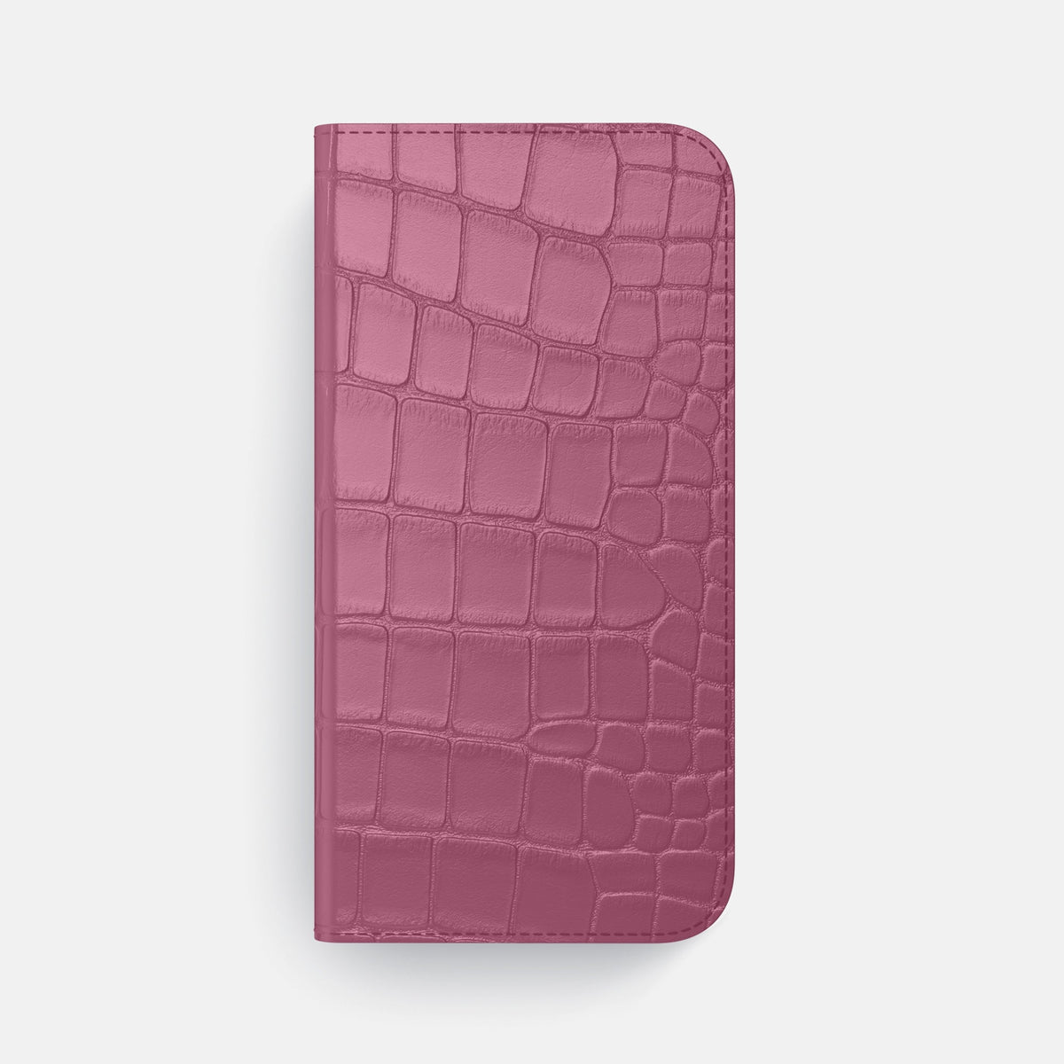 Folio Slim Case For iPhone 18 Pro Max In Alligator -4 | Pink-Lagoon
