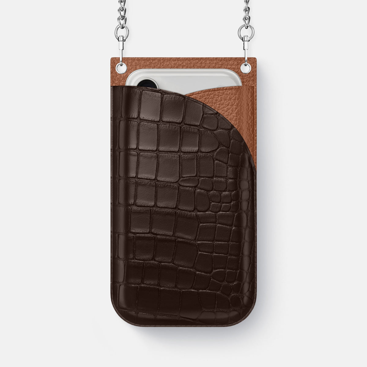 Crossbody Bag For iPhone 17 Pro In Alligator