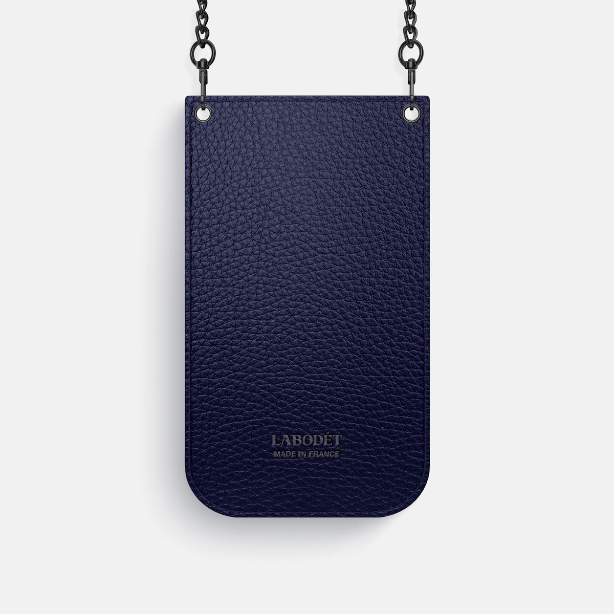 Crossbody Bag For iPhone 18 Pro In Calf -3 | Marine-Black