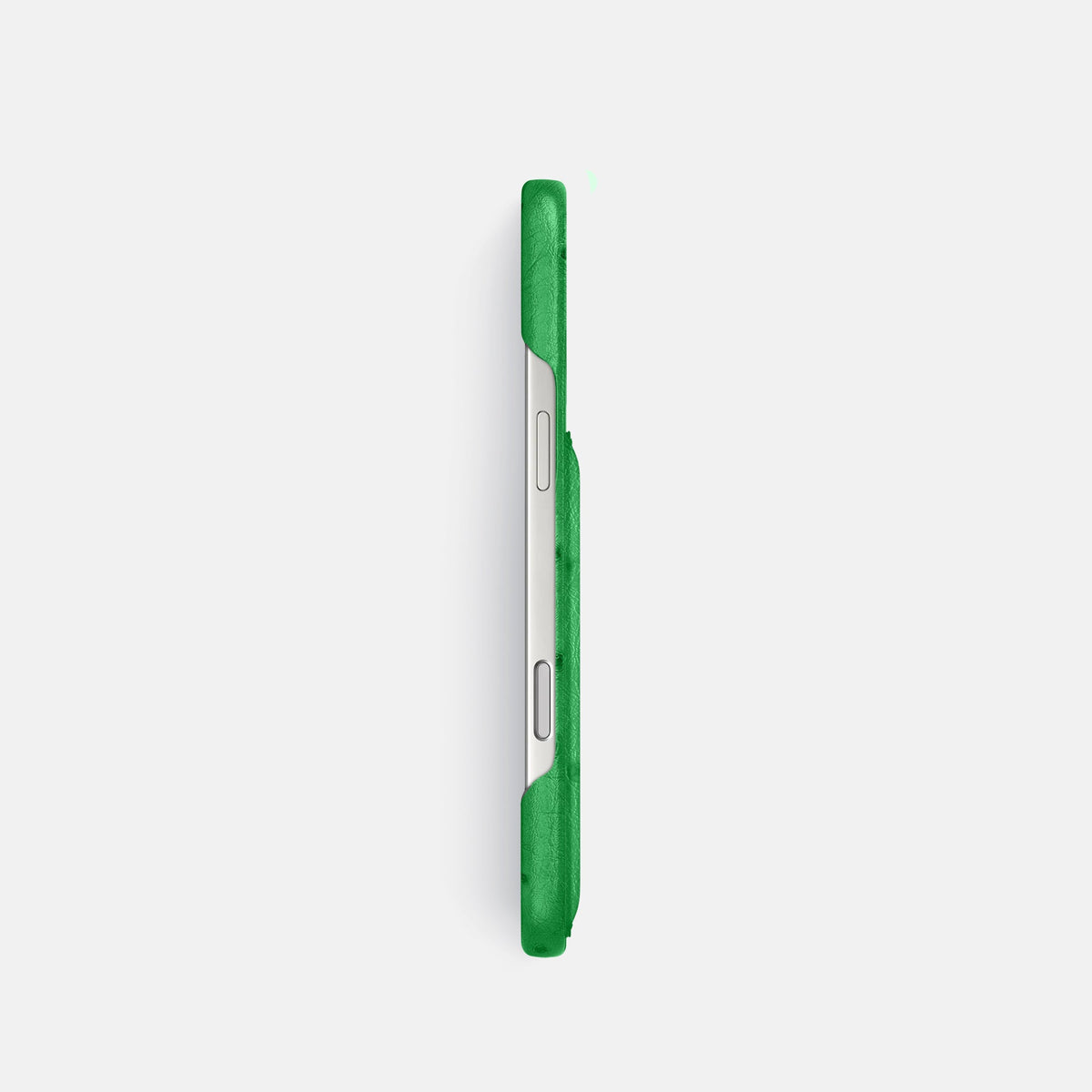 Slim Card Case For iPhone 18 Pro In Ostrich -3 | Kentucky-Green