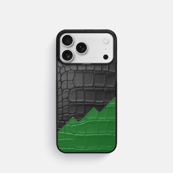 Classic Case With UpOnly For iPhone 17 Pro In Alligator -1 | Black-Black